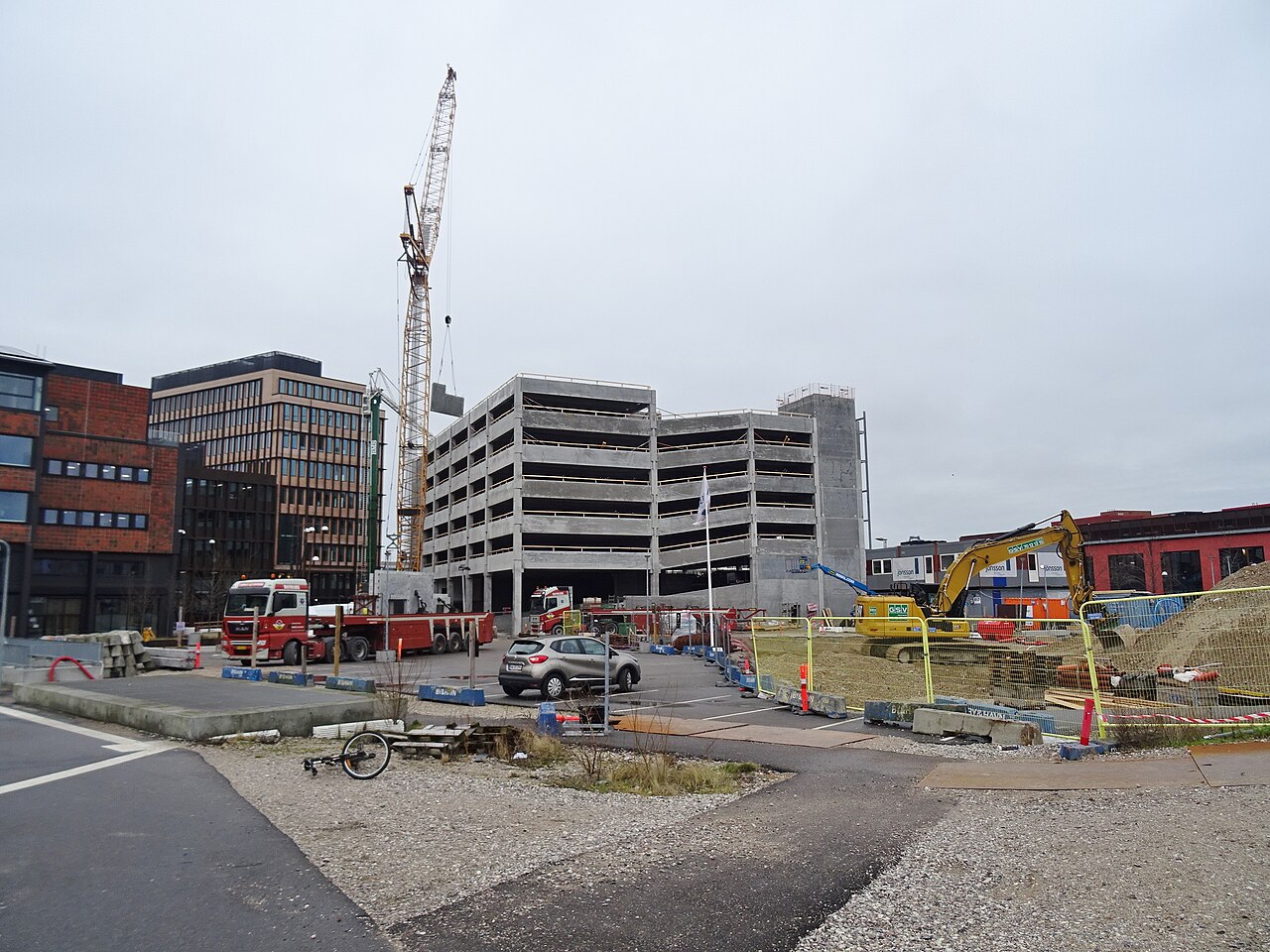 Proteon-vagt ved byggeplads