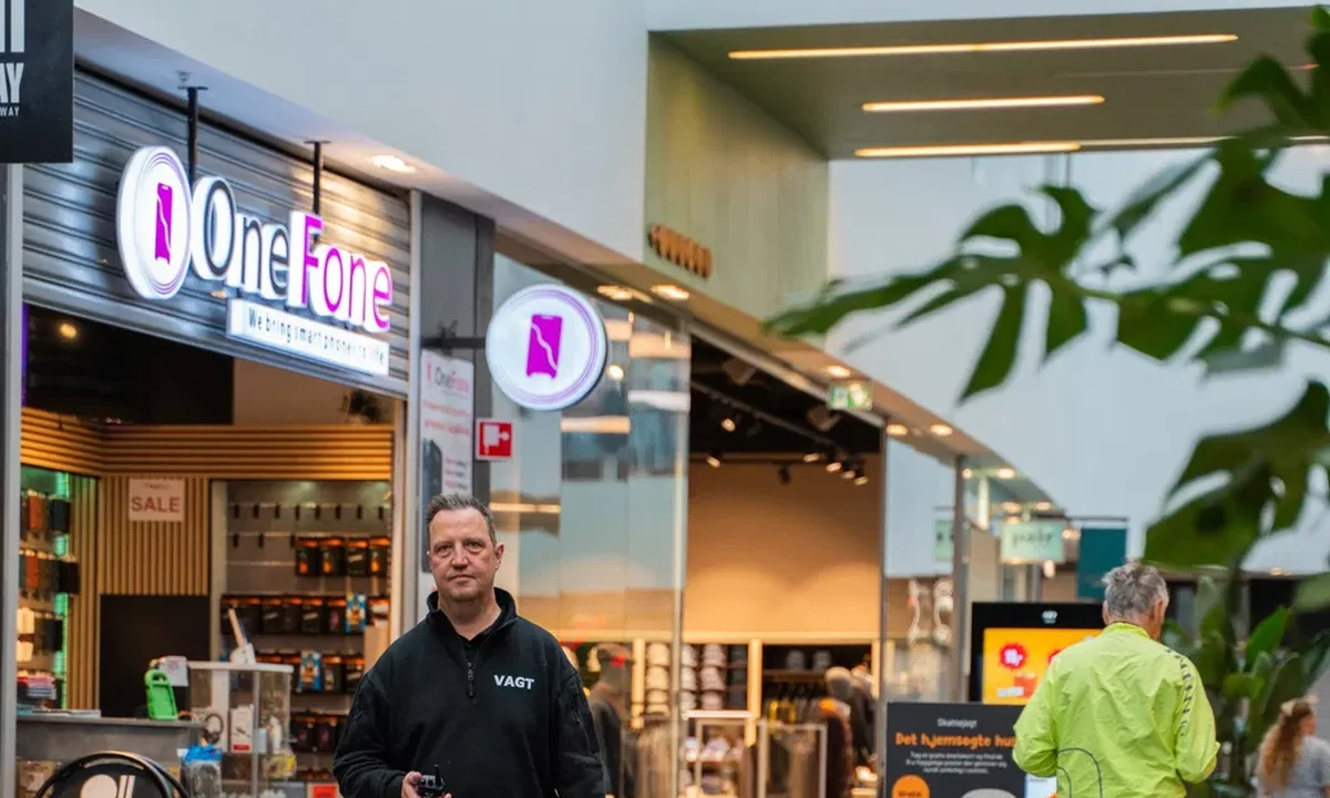 Butiksvagt i center